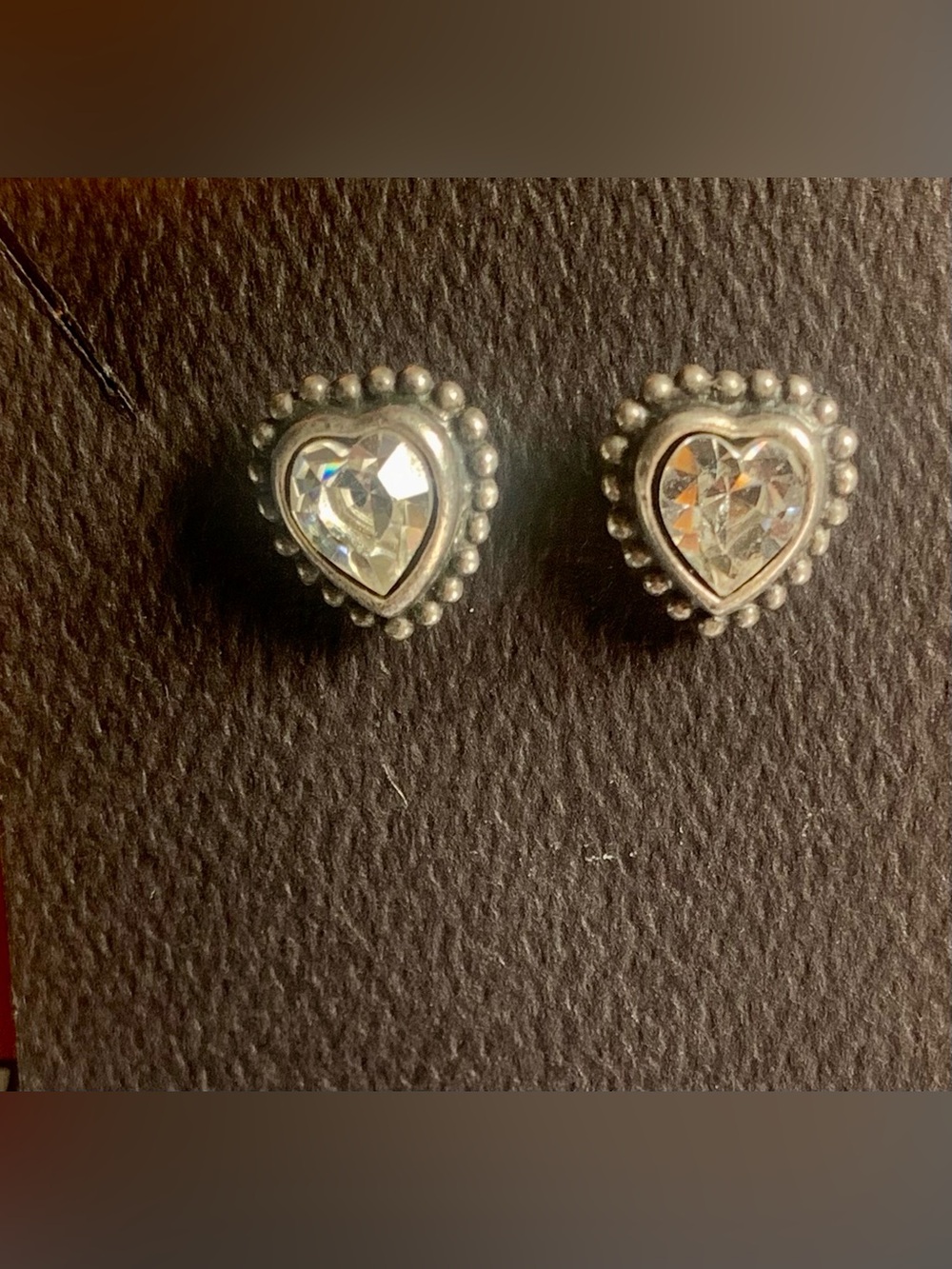 Brighton Heart Crystal Stud Earrings